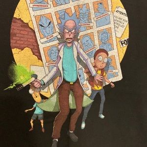 RICK & MORTY CARTOON NETWORK SHORT SLEEVE TEE ✨